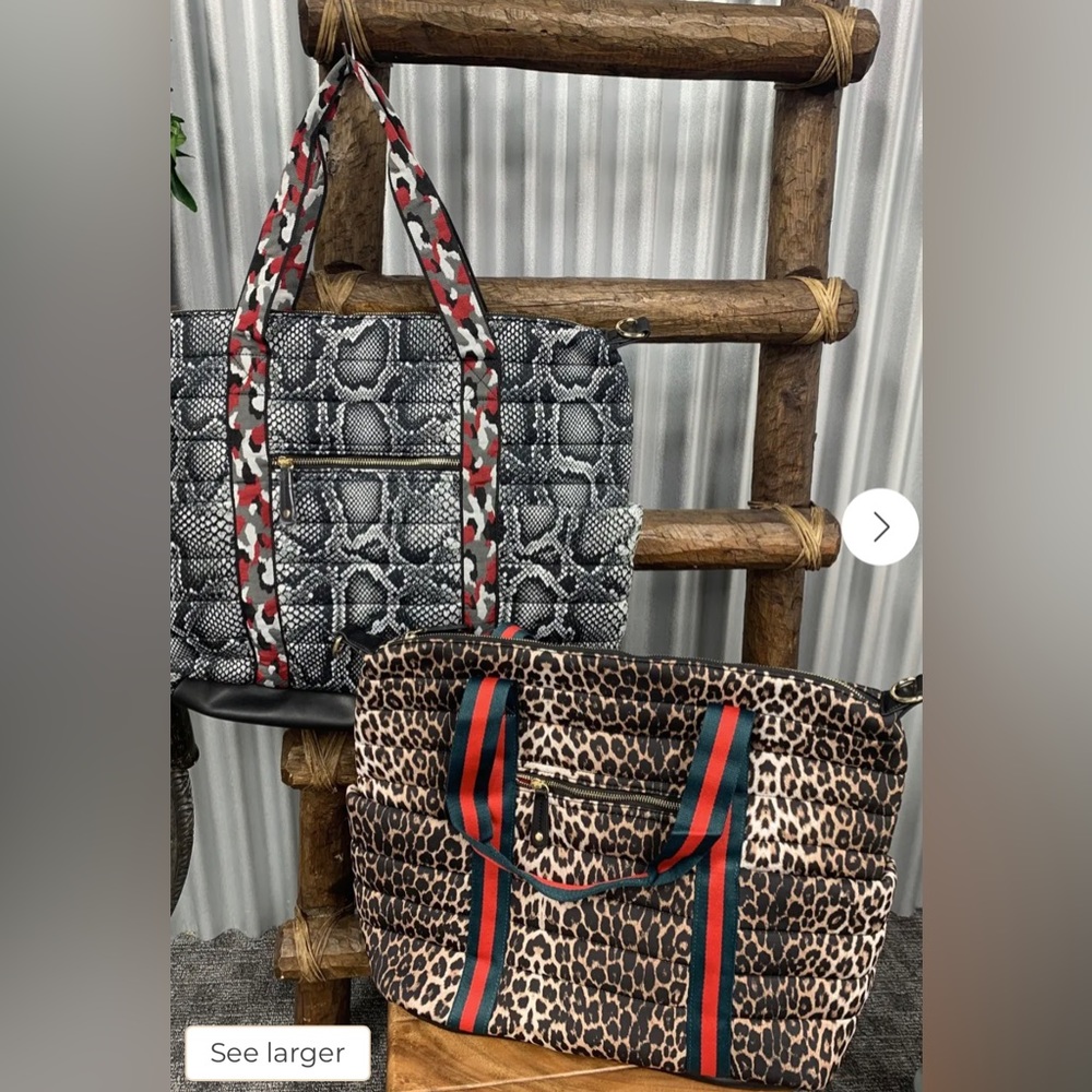 Sondra Roberts Neoprene Shopper Bag
